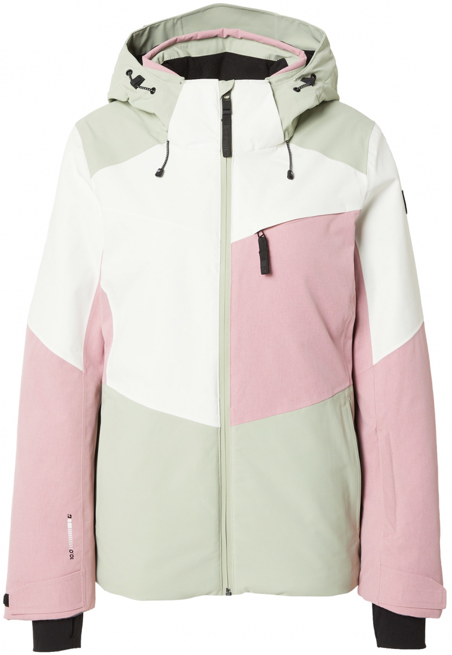 KILLTEC Športová bunda 'KSW 39'  pastelovo zelená / ružová / biela