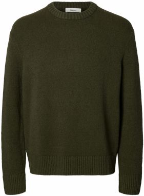 SELECTED Sveter 'SLHALEX'  jedľová