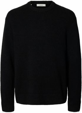 SELECTED Sveter 'SLHALEX'  čierna