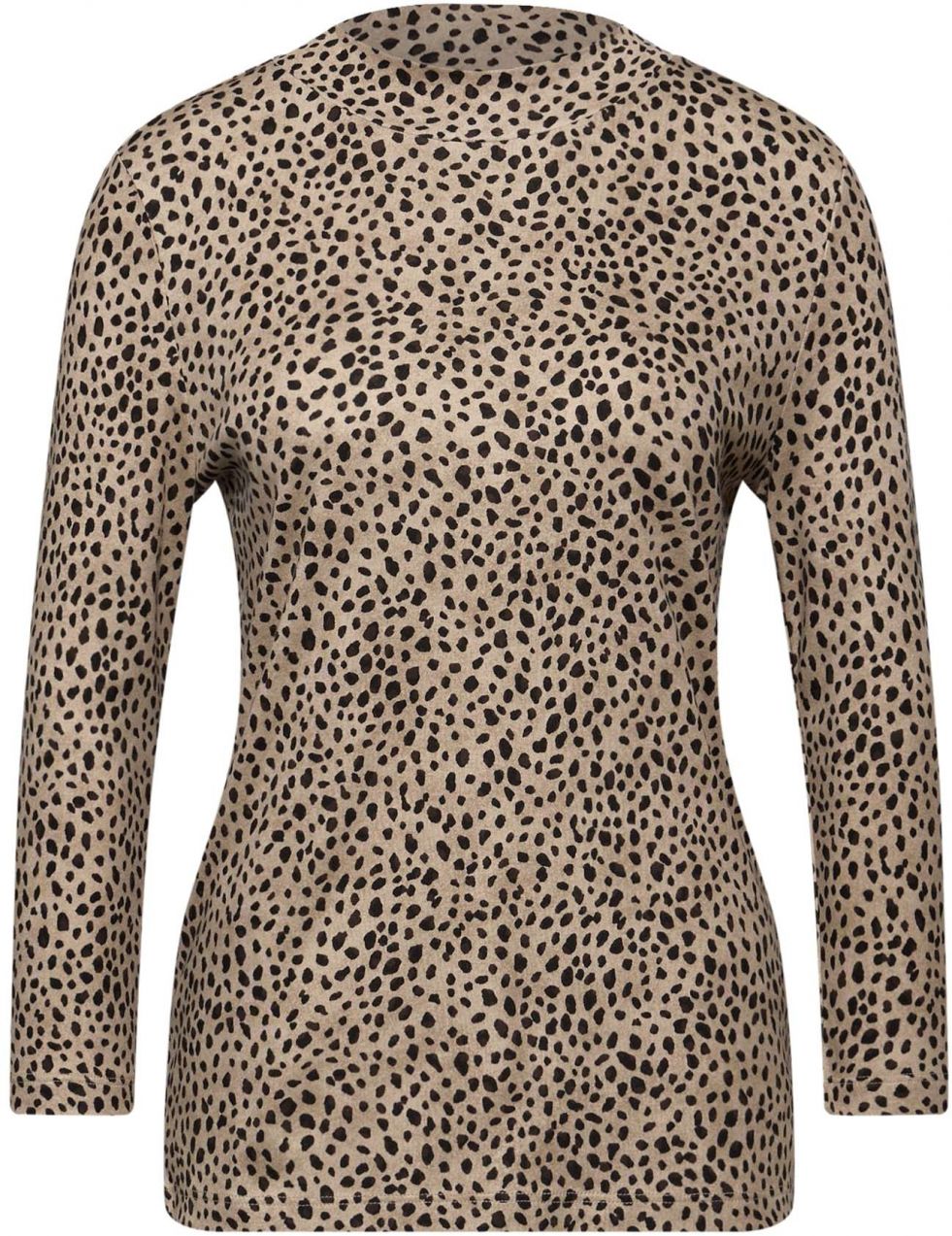 STREET ONE Tričko  béžová / čierna