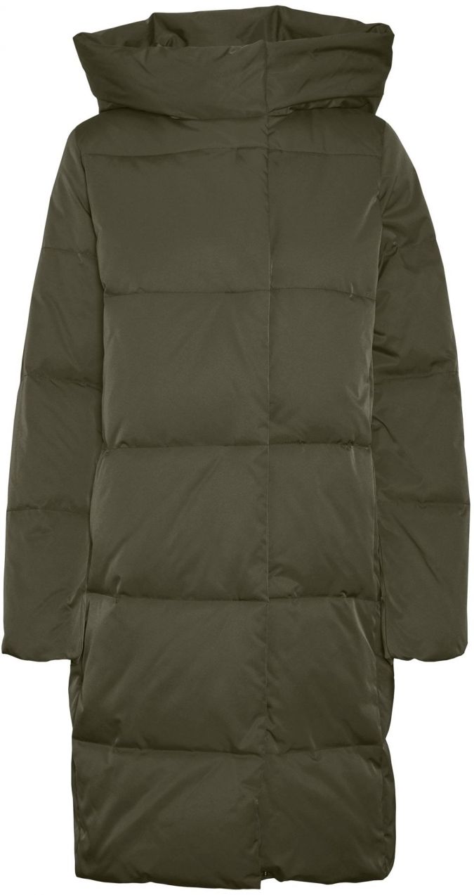 VERO MODA Zimný kabát 'VMStella'  tmavozelená
