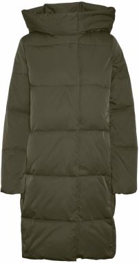 VERO MODA Zimný kabát 'VMStella'  tmavozelená