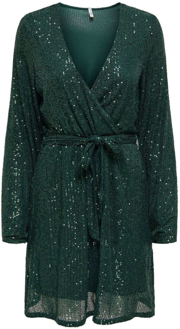 ONLY Kokteilové šaty 'ONLAnni'  tmavozelená