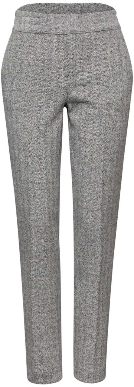 STREET ONE Nohavice s pukmi 'Bonny'  sivá