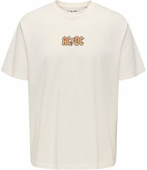Only & Sons Tričko 'ONSACDC'  krémová / oranžová / čierna