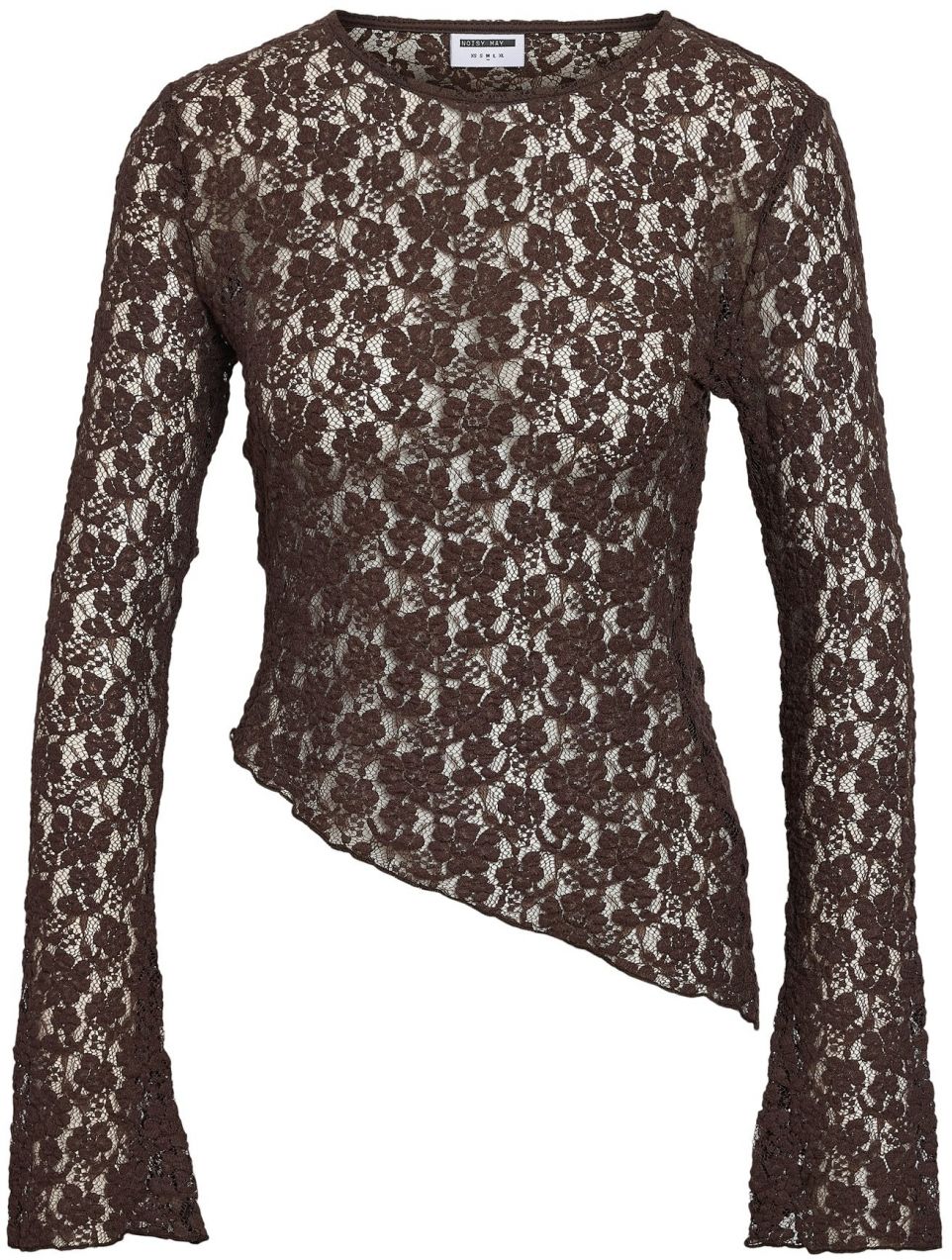 Noisy may Tričko 'NMMIRIAM'  čokoládová