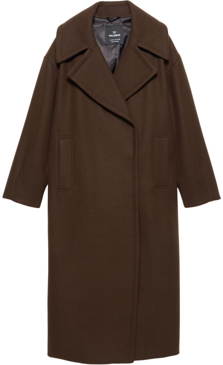 Pull&Bear Prechodný kabát  čokoládová