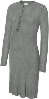MAMALICIOUS Pletené šaty 'MLOFELIA LIA'  čadičová