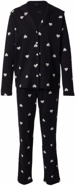 Trendyol Pyžamo  čierna / biela