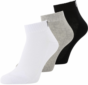 FILA Ponožky  svetlosivá / čierna / biela