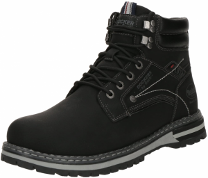 Dockers by Gerli Šnurovacie čižmy  sivá / čierna