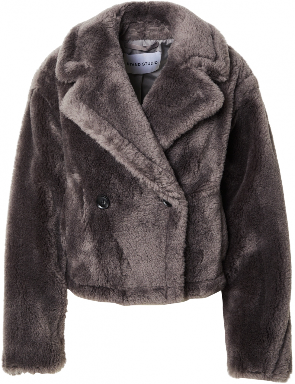 STAND STUDIO Prechodná bunda 'April'  tmavosivá