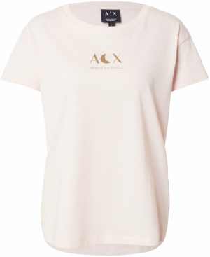 ARMANI EXCHANGE Tričko  medová / rosé