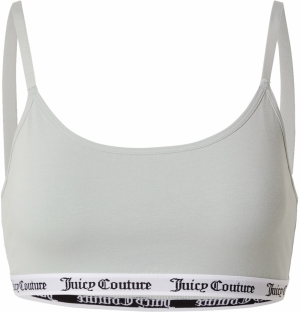 Juicy Couture Podprsenka  svetlosivá / čierna / biela