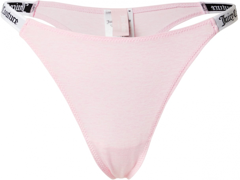 Juicy Couture Tangá  ružová / čierna / biela