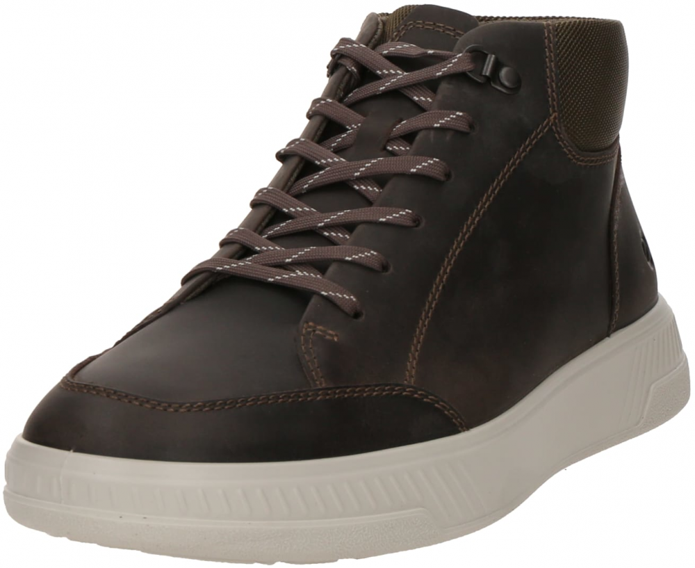 ECCO Členkové tenisky 'Move'  čokoládová / olivová