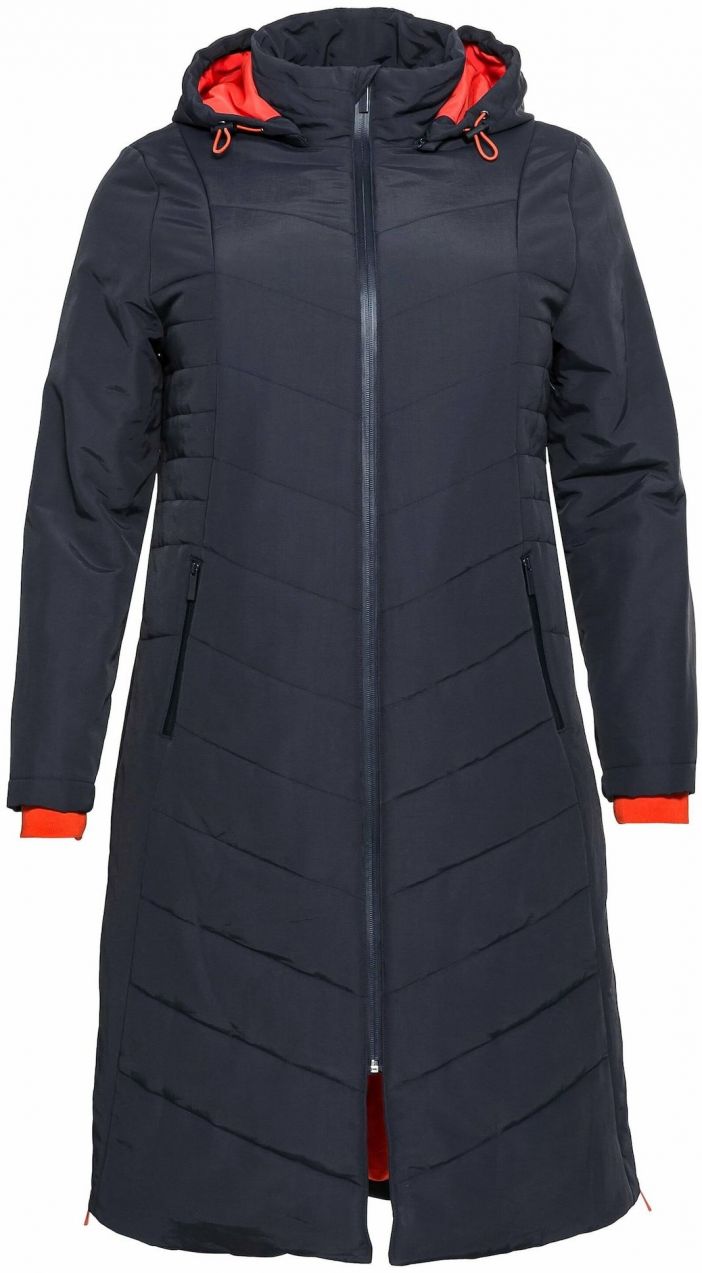 SHEEGO Zimný kabát  tmavomodrá / červená