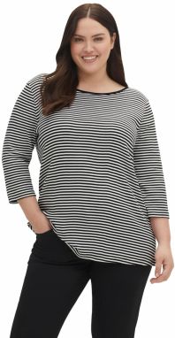 SHEEGO Tričko  čierna / biela