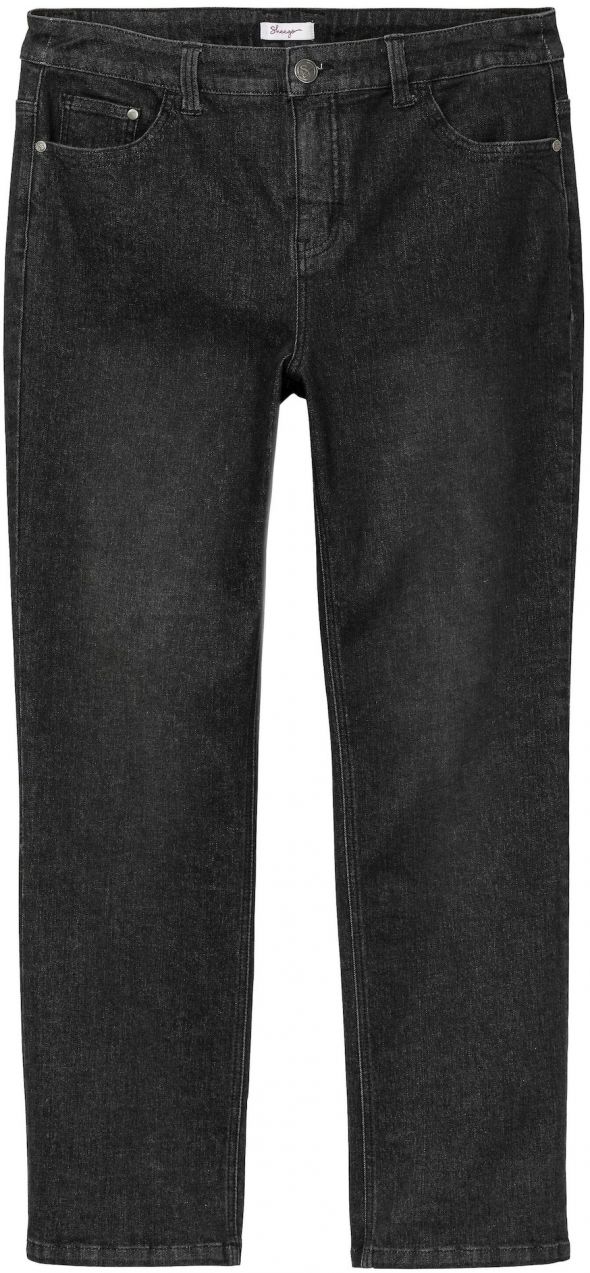 SHEEGO Džínsy  čierny denim