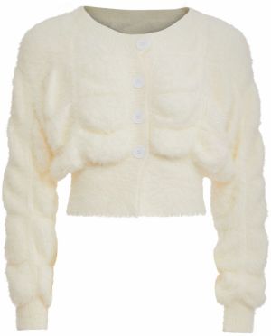 Poomi Kardigán  biela ako vlna