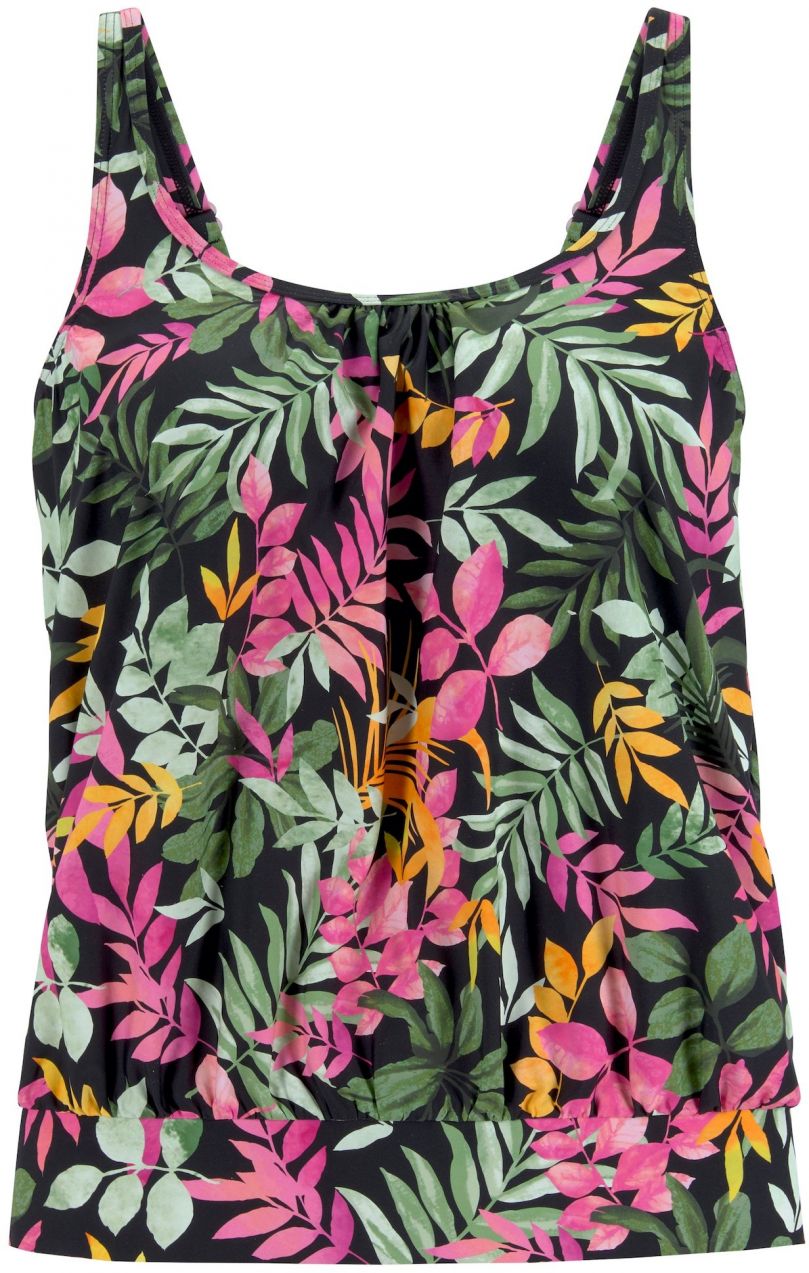 VIVANCE Tankinový top  zmiešané farby / čierna