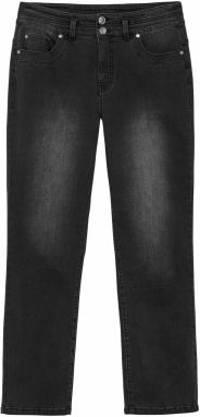 SHEEGO Džínsy  čierny denim