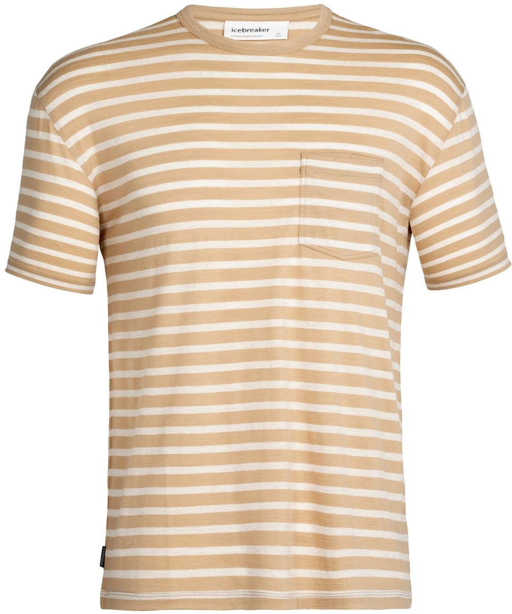 ICEBREAKER Tričko 'Granary'  piesková