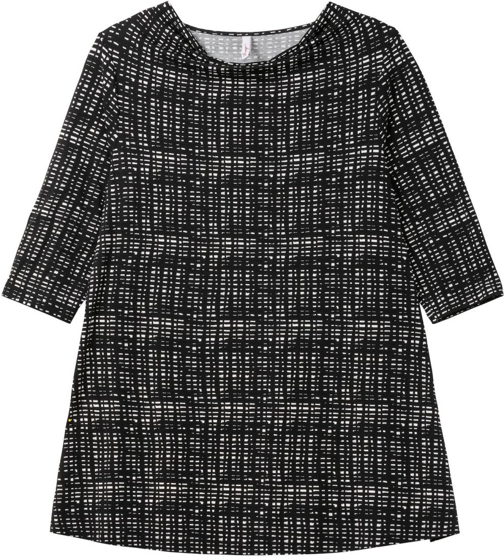 SHEEGO Tunika  čierna / biela