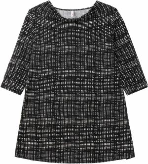 SHEEGO Tunika  čierna / biela