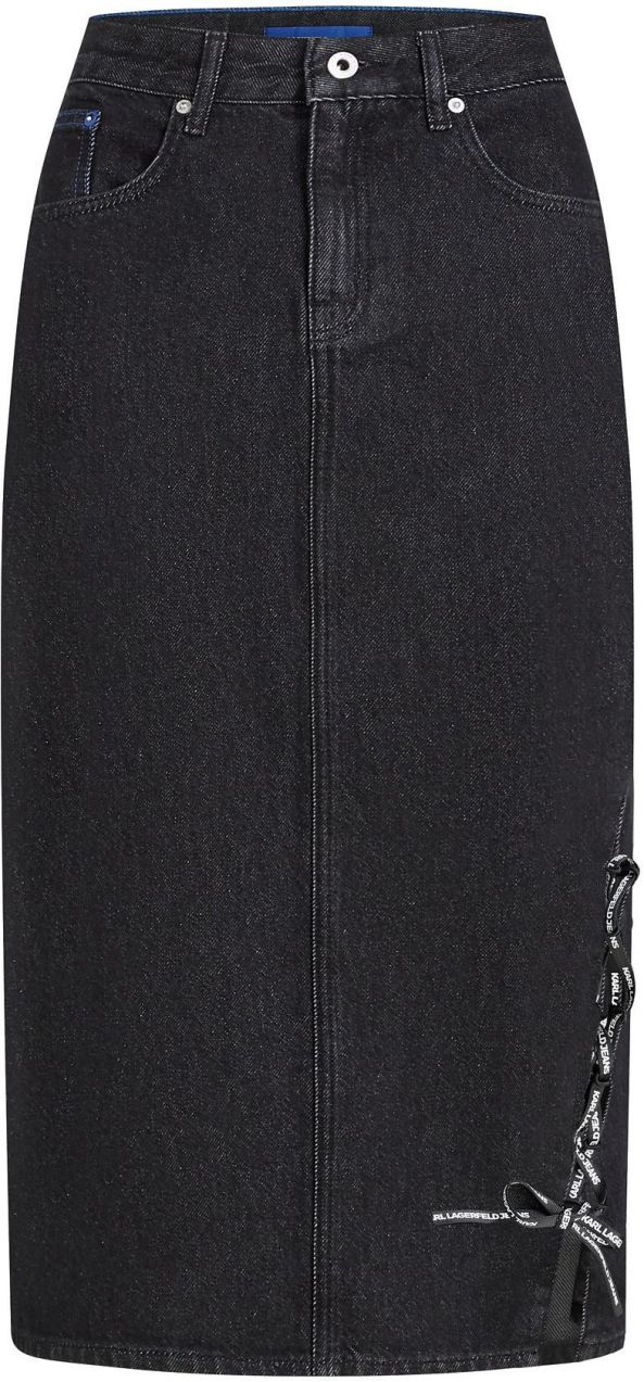 KARL LAGERFELD JEANS Sukňa  kamenná