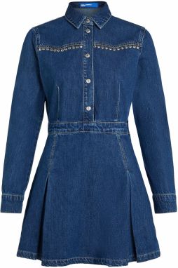 KARL LAGERFELD JEANS Šaty  tmavomodrá