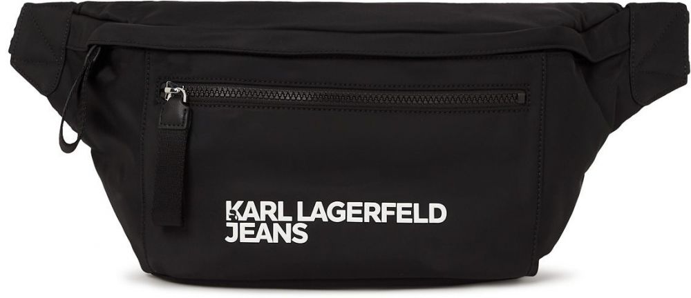 KARL LAGERFELD JEANS Ľadvinka  čierna / prírodná biela