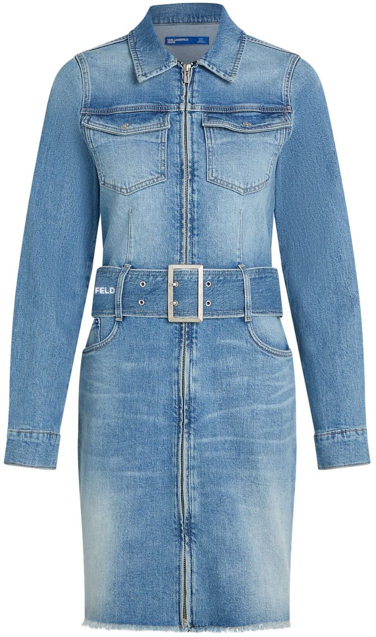 KARL LAGERFELD JEANS Šaty  svetlomodrá