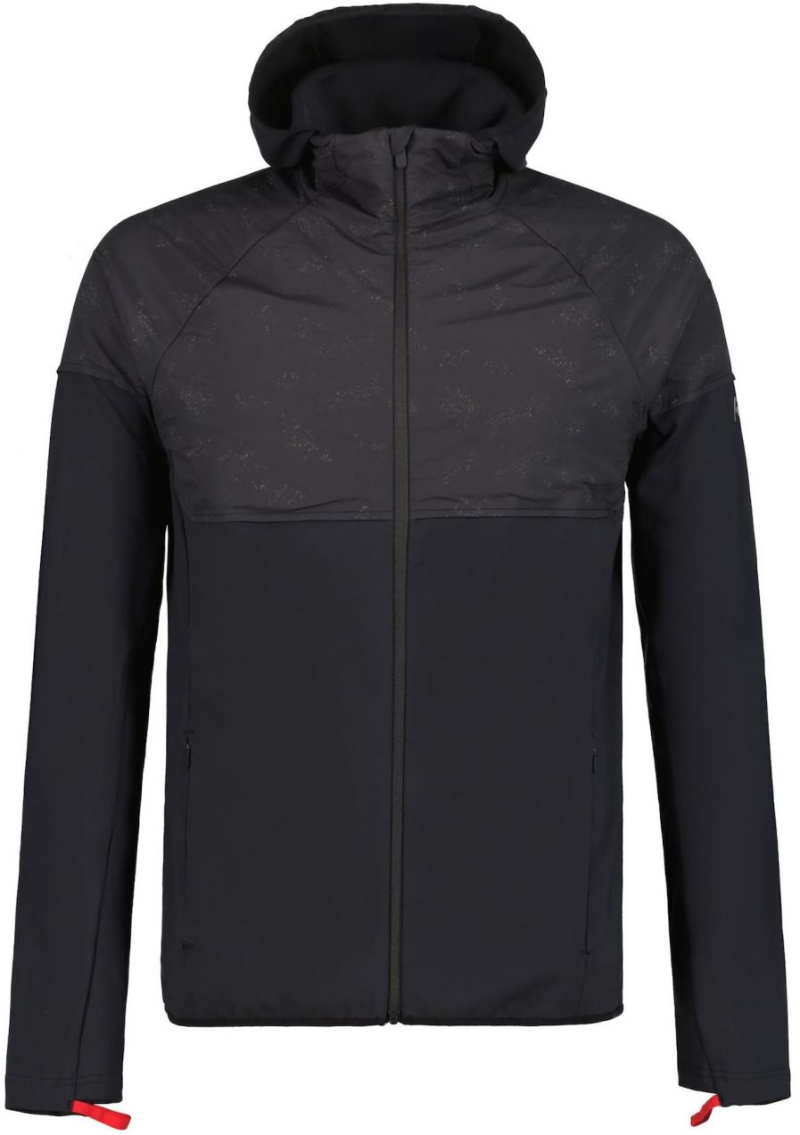 Rukka Funkčná flisová bunda 'Masala'  čierna / čierna melírovaná