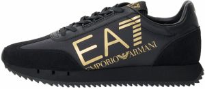 EA7 Emporio Armani Nízke tenisky  zlatá / čierna