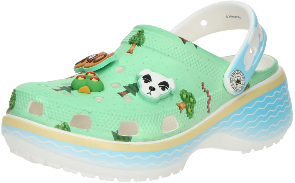 Crocs Poltopánky  svetlomodrá / hnedá / mätová / ružová