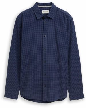 TOM TAILOR Košeľa  námornícka modrá / čierna