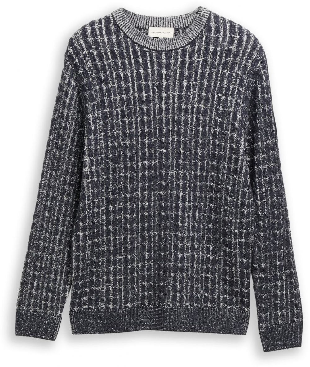TOM TAILOR Sveter  antracitová