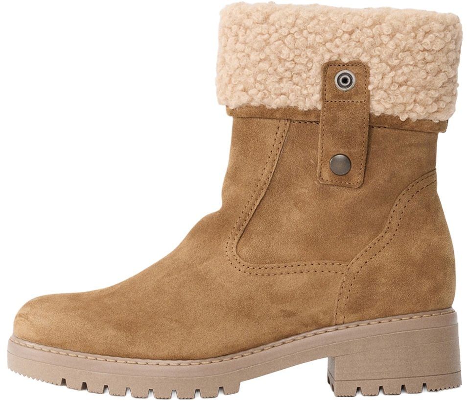 GABOR Členkové čižmy  krémová / karamelová