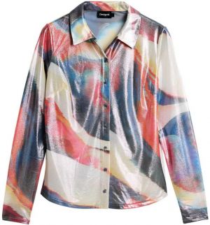 Desigual Blúzka  zmiešané farby / červená