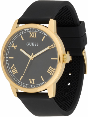 GUESS Analógové hodinky 'CHANDLER'  zlatá / čierna