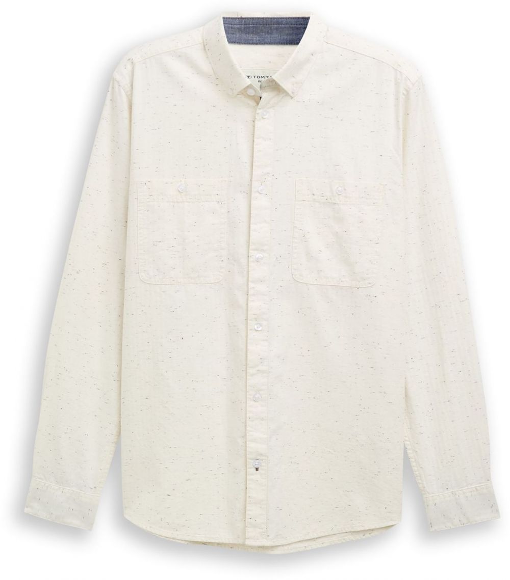 TOM TAILOR Košeľa  biela