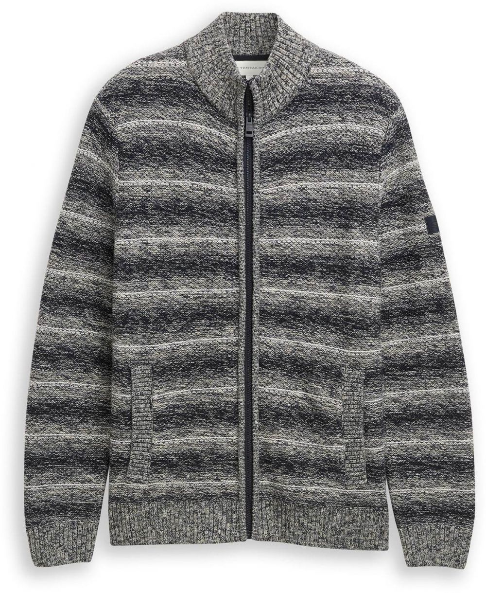 TOM TAILOR Kardigán  sivá