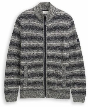 TOM TAILOR Kardigán  sivá