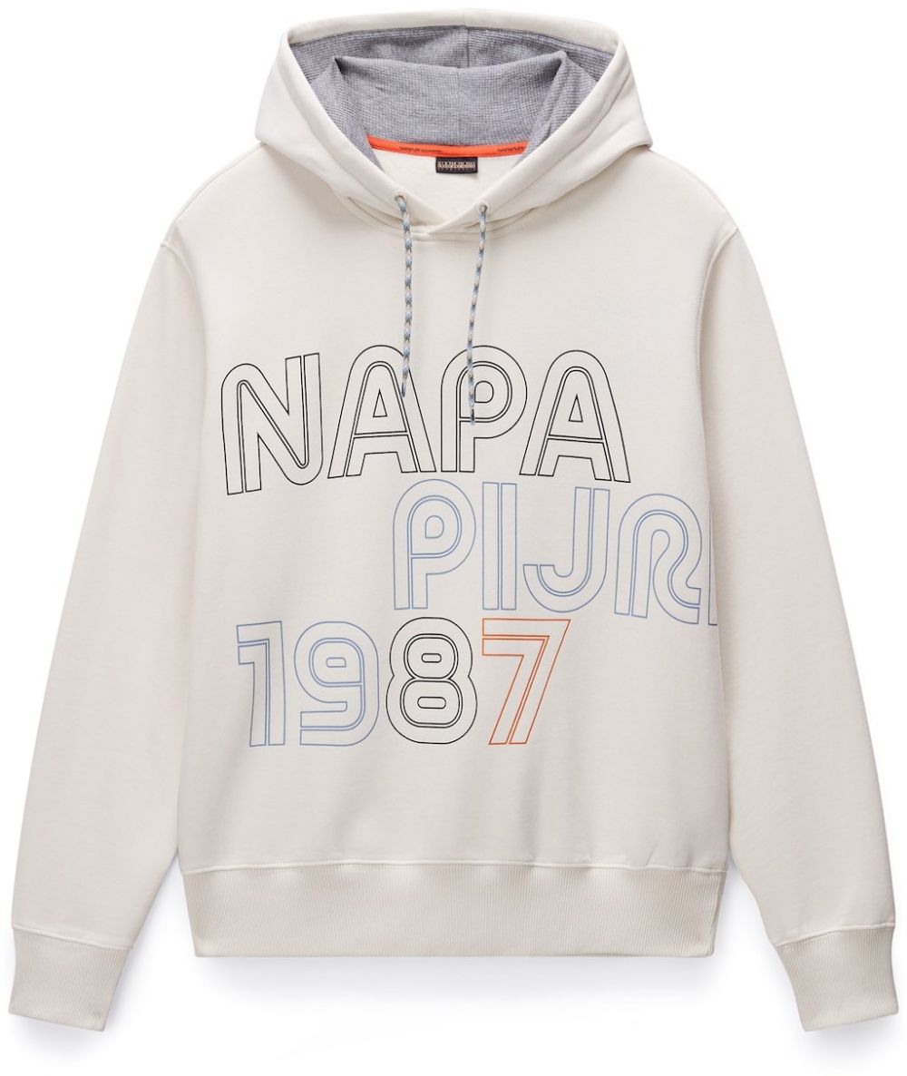 NAPAPIJRI Mikina 'B-Fiemme'  modrá / oranžová / čierna / prírodná biela