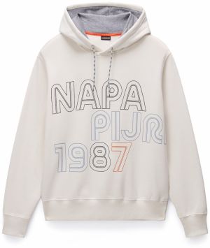 NAPAPIJRI Mikina 'B-Fiemme'  modrá / oranžová / čierna / prírodná biela