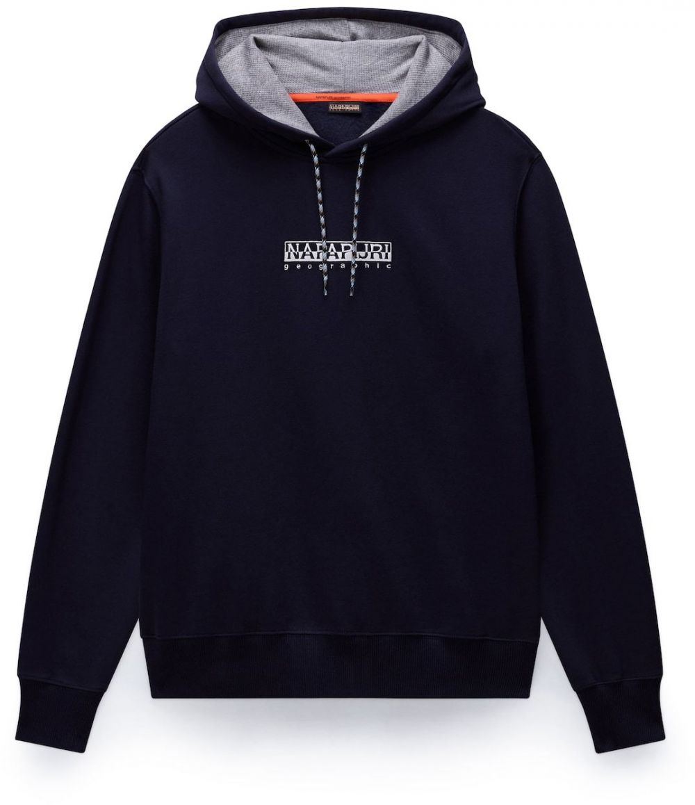 NAPAPIJRI Mikina 'B-Fiemme'  modrá / námornícka modrá / oranžová / prírodná biela