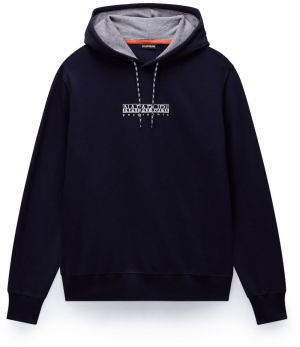 NAPAPIJRI Mikina 'B-Fiemme'  modrá / námornícka modrá / oranžová / prírodná biela