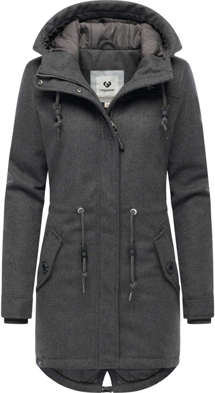 Ragwear Zimný kabát 'Ellba'  sivá