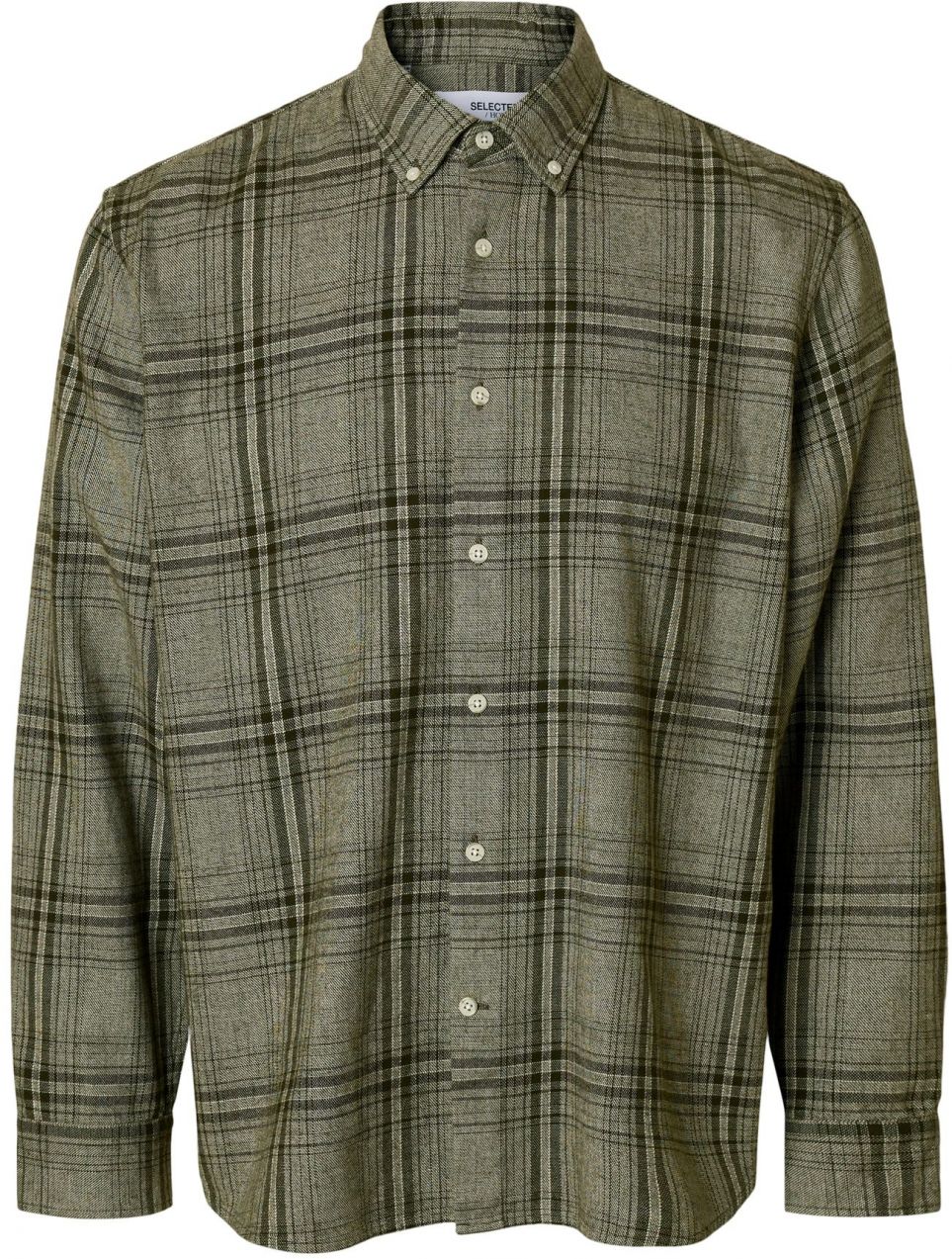 SELECTED Košeľa 'SLHREGNOAH'  zelená / jedľová